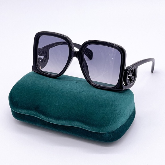 NEW GUCCI GG1326S 001 SQUARE WOMEN SUNGLASSES GUCCI NEW COLLECTION GUCCI - Picture 1 of 14